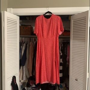 asos midi-printed dress